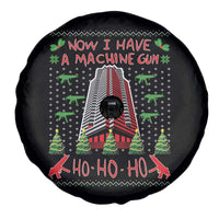 Now I Have A Machine Gun Spare Tire Cover Nakatomi Plaza Christmas Party 1988 Ugly Xmas Gift - Wonder Print Shop