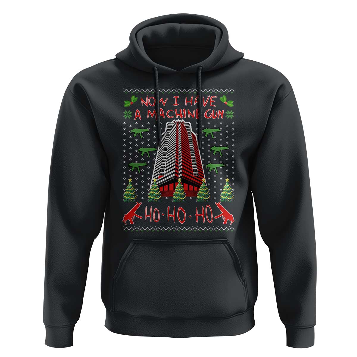 Now I Have A Machine Gun Hoodie Nakatomi Plaza Christmas Party 1988 Ugly Xmas Gift - Wonder Print Shop