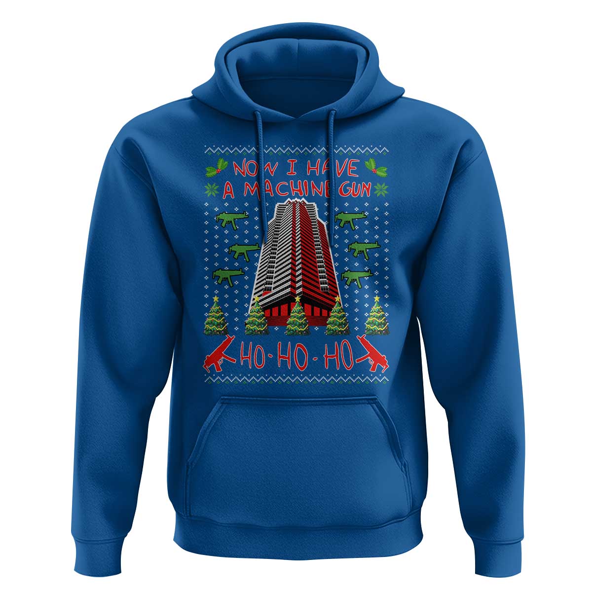 Now I Have A Machine Gun Hoodie Nakatomi Plaza Christmas Party 1988 Ugly Xmas Gift - Wonder Print Shop