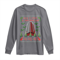 Now I Have A Machine Gun Long Sleeve Shirt Nakatomi Plaza Christmas Party 1988 Ugly Xmas Gift - Wonder Print Shop
