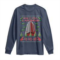 Now I Have A Machine Gun Long Sleeve Shirt Nakatomi Plaza Christmas Party 1988 Ugly Xmas Gift - Wonder Print Shop