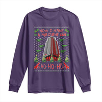 Now I Have A Machine Gun Long Sleeve Shirt Nakatomi Plaza Christmas Party 1988 Ugly Xmas Gift - Wonder Print Shop