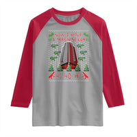 Now I Have A Machine Gun Raglan Shirt Nakatomi Plaza Christmas Party 1988 Ugly Xmas Gift - Wonder Print Shop