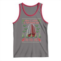 Now I Have A Machine Gun Tank Top Nakatomi Plaza Christmas Party 1988 Ugly Xmas Gift - Wonder Print Shop
