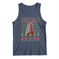 Now I Have A Machine Gun Tank Top Nakatomi Plaza Christmas Party 1988 Ugly Xmas Gift - Wonder Print Shop