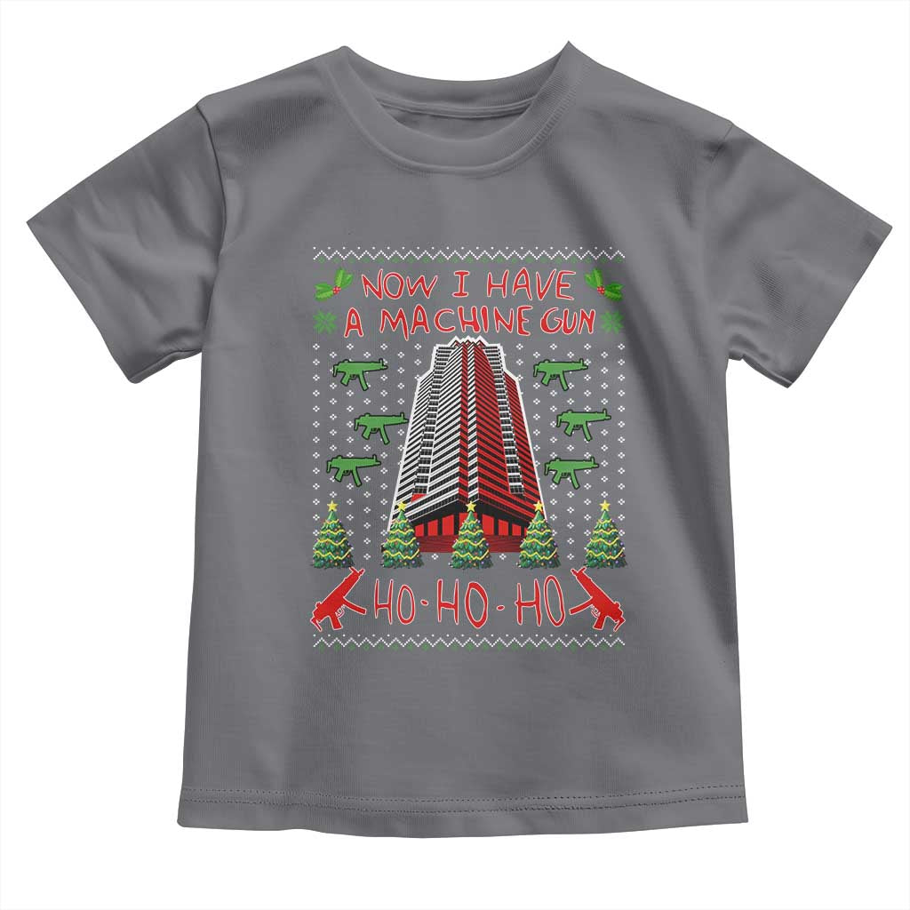 Now I Have A Machine Gun Toddler T Shirt Nakatomi Plaza Christmas Party 1988 Ugly Xmas Gift - Wonder Print Shop