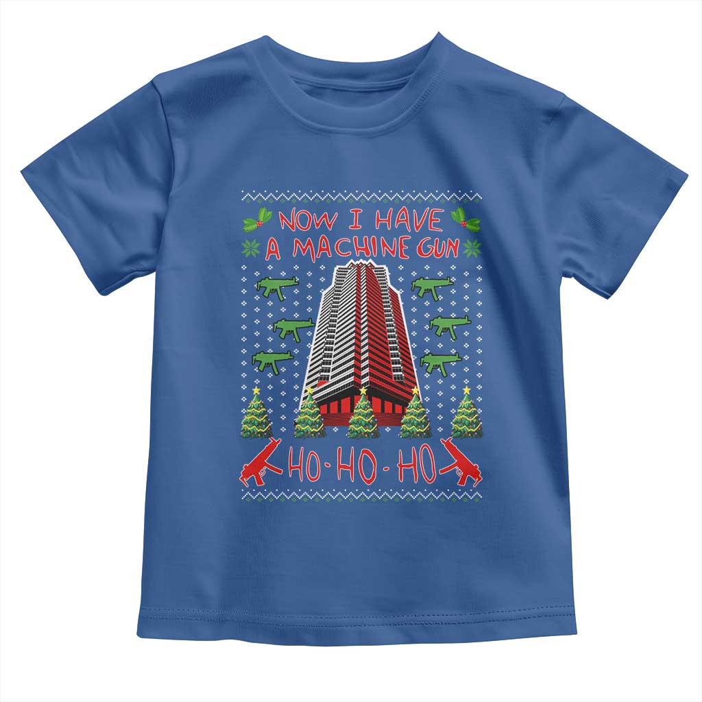 Now I Have A Machine Gun Toddler T Shirt Nakatomi Plaza Christmas Party 1988 Ugly Xmas Gift - Wonder Print Shop