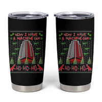 Now I Have A Machine Gun Tumbler Cup Nakatomi Plaza Christmas Party 1988 Ugly Xmas Gift - Wonder Print Shop