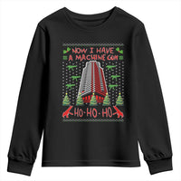 Now I Have A Machine Gun Youth Sweatshirt Nakatomi Plaza Christmas Party 1988 Ugly Xmas Gift - Wonder Print Shop