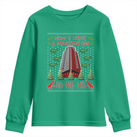 Now I Have A Machine Gun Youth Sweatshirt Nakatomi Plaza Christmas Party 1988 Ugly Xmas Gift - Wonder Print Shop