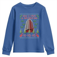 Now I Have A Machine Gun Youth Sweatshirt Nakatomi Plaza Christmas Party 1988 Ugly Xmas Gift - Wonder Print Shop