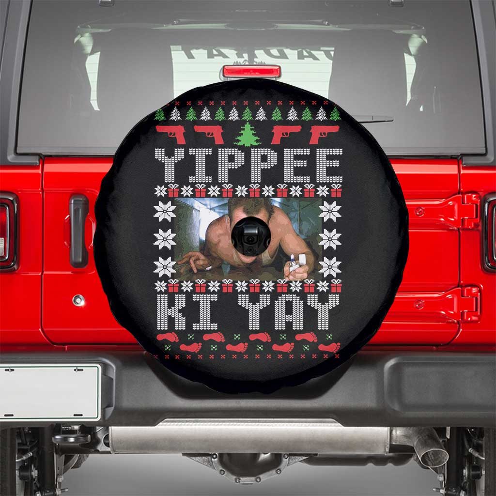 Yippee Ki Yay Spare Tire Cover Funny 80's Movie Xmas Gift Ugly Christmas - Wonder Print Shop