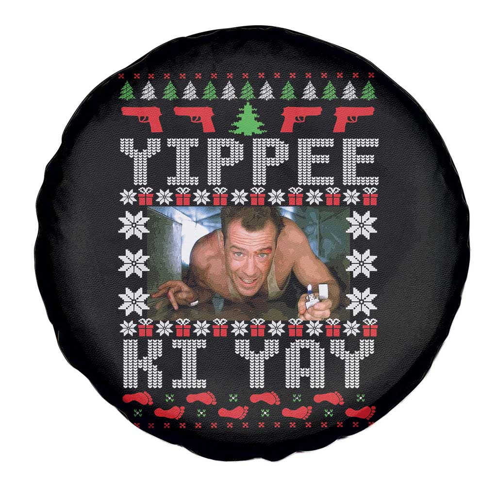 Yippee Ki Yay Spare Tire Cover Funny 80's Movie Xmas Gift Ugly Christmas - Wonder Print Shop