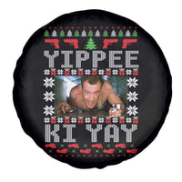 Yippee Ki Yay Spare Tire Cover Funny 80's Movie Xmas Gift Ugly Christmas - Wonder Print Shop