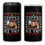 Yippee Ki Yay 4 in 1 Can Cooler Tumbler Funny 80's Movie Xmas Gift Ugly Christmas - Wonder Print Shop