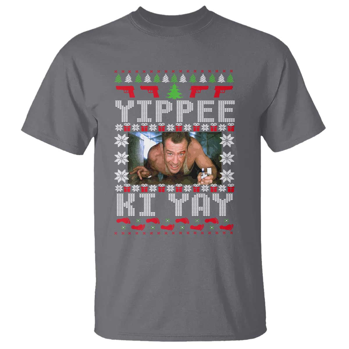 Yippee Ki Yay T Shirt Funny 80's Movie Xmas Gift Ugly Christmas - Wonder Print Shop