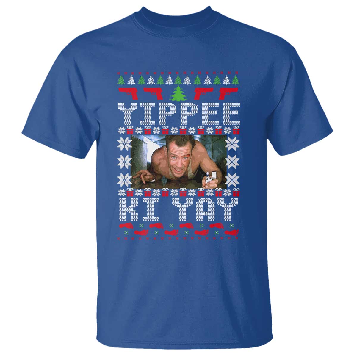 Yippee Ki Yay T Shirt Funny 80's Movie Xmas Gift Ugly Christmas - Wonder Print Shop