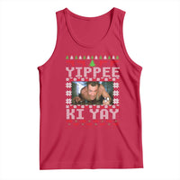 Yippee Ki Yay Tank Top Funny 80's Movie Xmas Gift Ugly Christmas - Wonder Print Shop