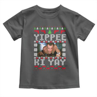 Yippee Ki Yay Toddler T Shirt Funny 80's Movie Xmas Gift Ugly Christmas - Wonder Print Shop