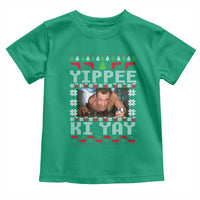 Yippee Ki Yay Toddler T Shirt Funny 80's Movie Xmas Gift Ugly Christmas - Wonder Print Shop