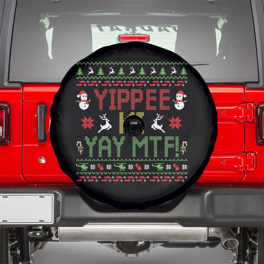 Yippee Ki Yay Spare Tire Cover 80's Movie Xmas Gift Ugly Christmas - Wonder Print Shop