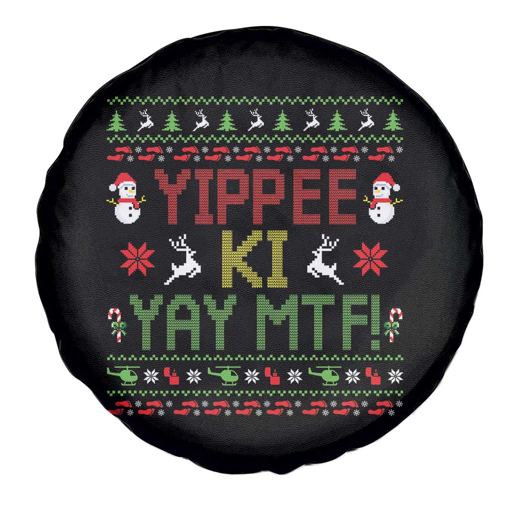 Yippee Ki Yay Spare Tire Cover 80's Movie Xmas Gift Ugly Christmas - Wonder Print Shop