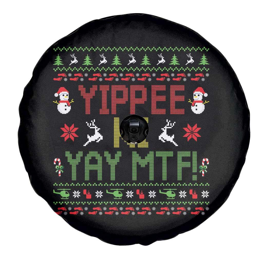 Yippee Ki Yay Spare Tire Cover 80's Movie Xmas Gift Ugly Christmas - Wonder Print Shop