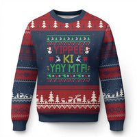 Yippee Ki Yay Ugly Christmas Sweater 80's Movie Xmas Gift Ugly Xmas - Wonder Print Shop