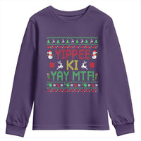 Yippee Ki Yay Youth Sweatshirt 80's Movie Xmas Gift Ugly Christmas - Wonder Print Shop