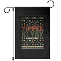 Yippee Ki Yay Garden Flag Retro 80's Movie Xmas Gift Ugly Christmas - Wonder Print Shop