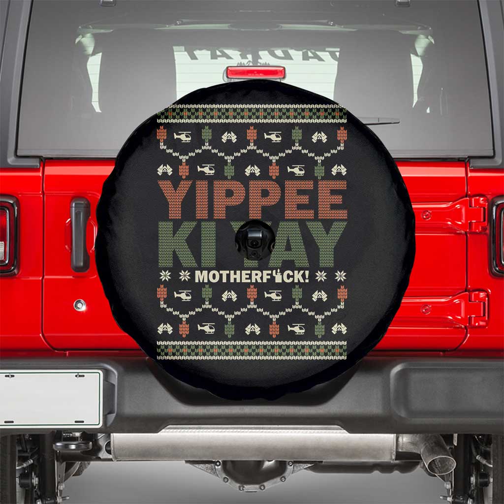 Yippee Ki Yay Spare Tire Cover Retro 80's Movie Xmas Gift Ugly Christmas - Wonder Print Shop