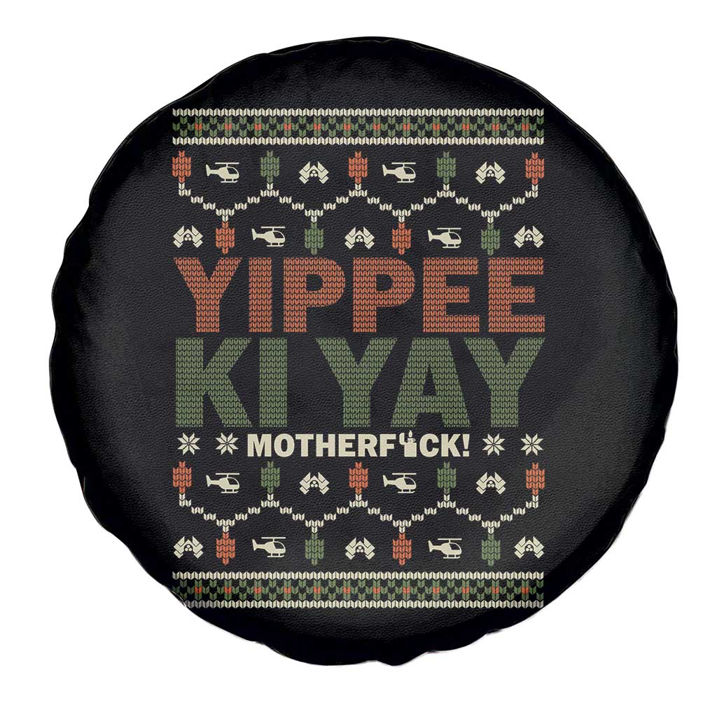 Yippee Ki Yay Spare Tire Cover Retro 80's Movie Xmas Gift Ugly Christmas - Wonder Print Shop