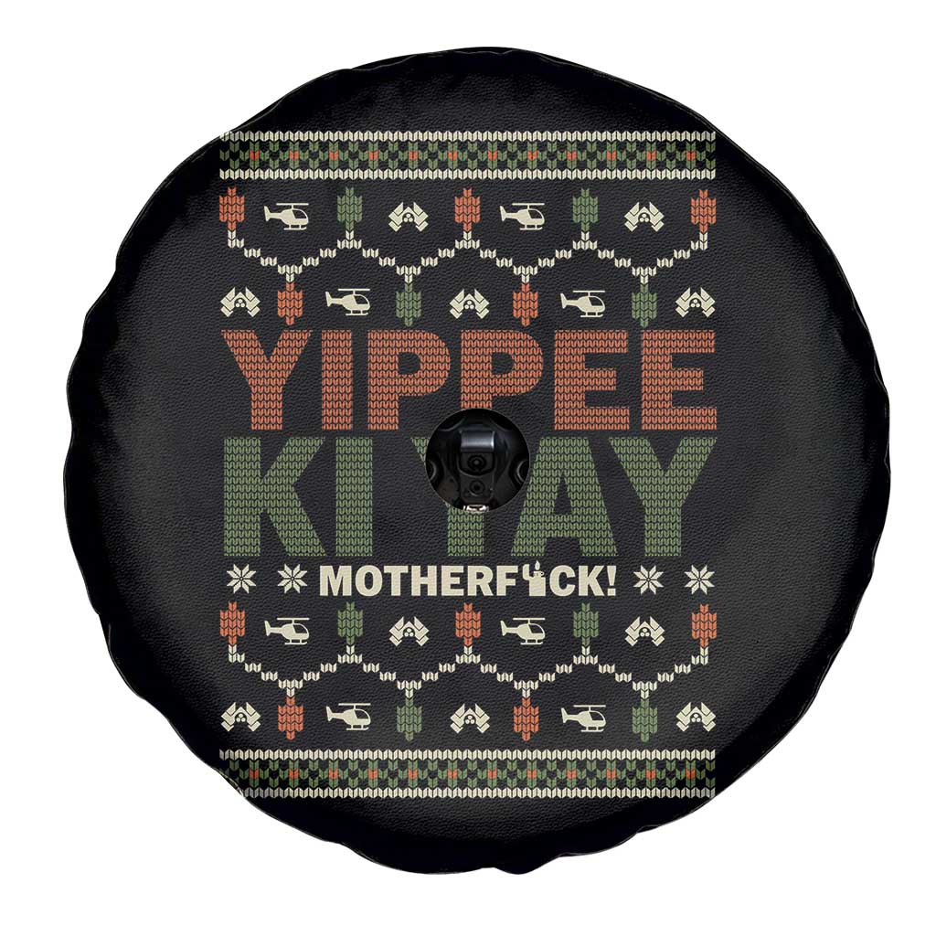 Yippee Ki Yay Spare Tire Cover Retro 80's Movie Xmas Gift Ugly Christmas - Wonder Print Shop