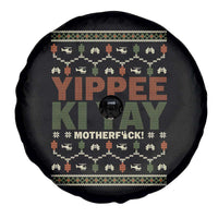 Yippee Ki Yay Spare Tire Cover Retro 80's Movie Xmas Gift Ugly Christmas - Wonder Print Shop