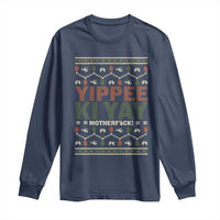Yippee Ki Yay Long Sleeve Shirt Retro 80's Movie Xmas Gift Ugly Christmas - Wonder Print Shop