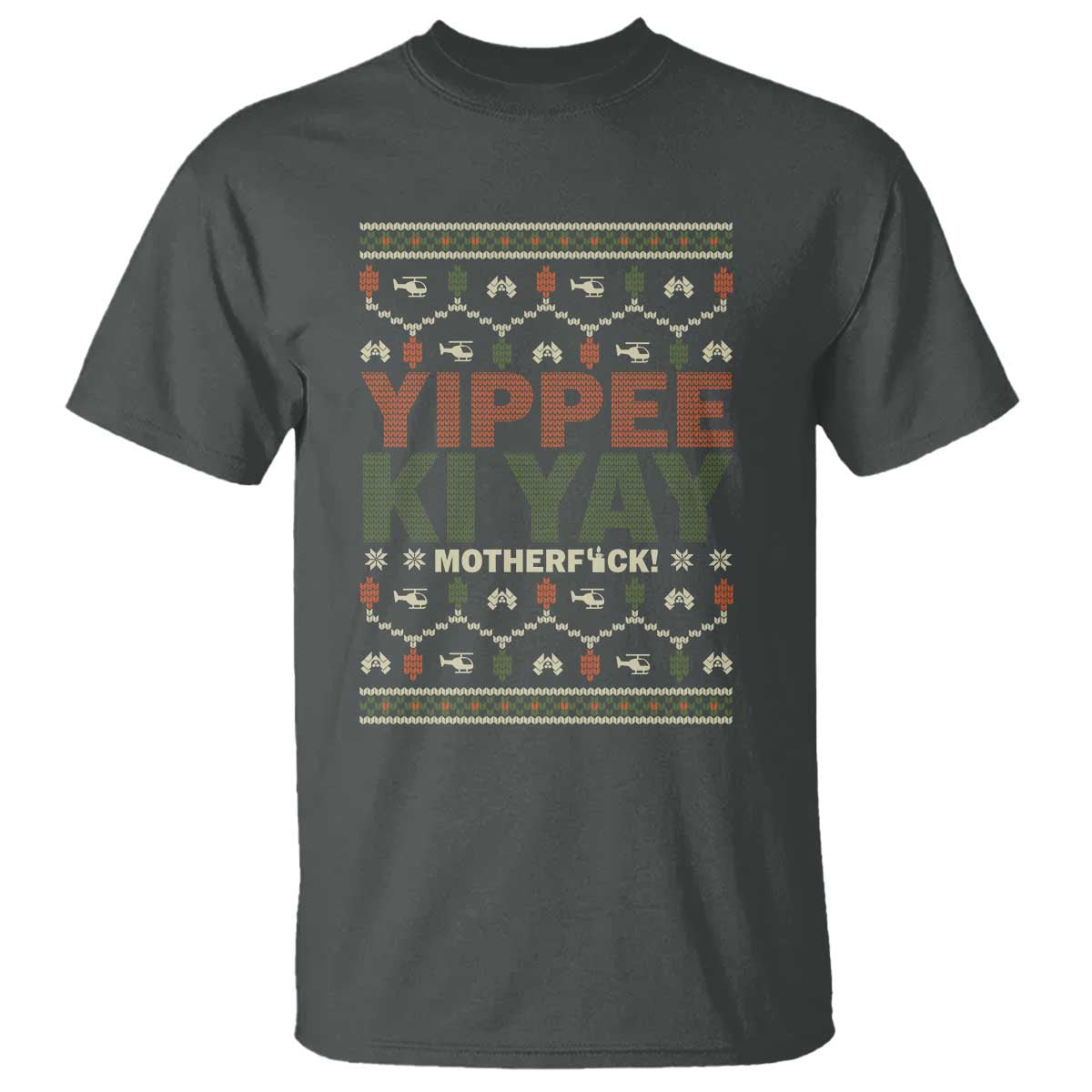 Yippee Ki Yay T Shirt Retro 80's Movie Xmas Gift Ugly Christmas - Wonder Print Shop