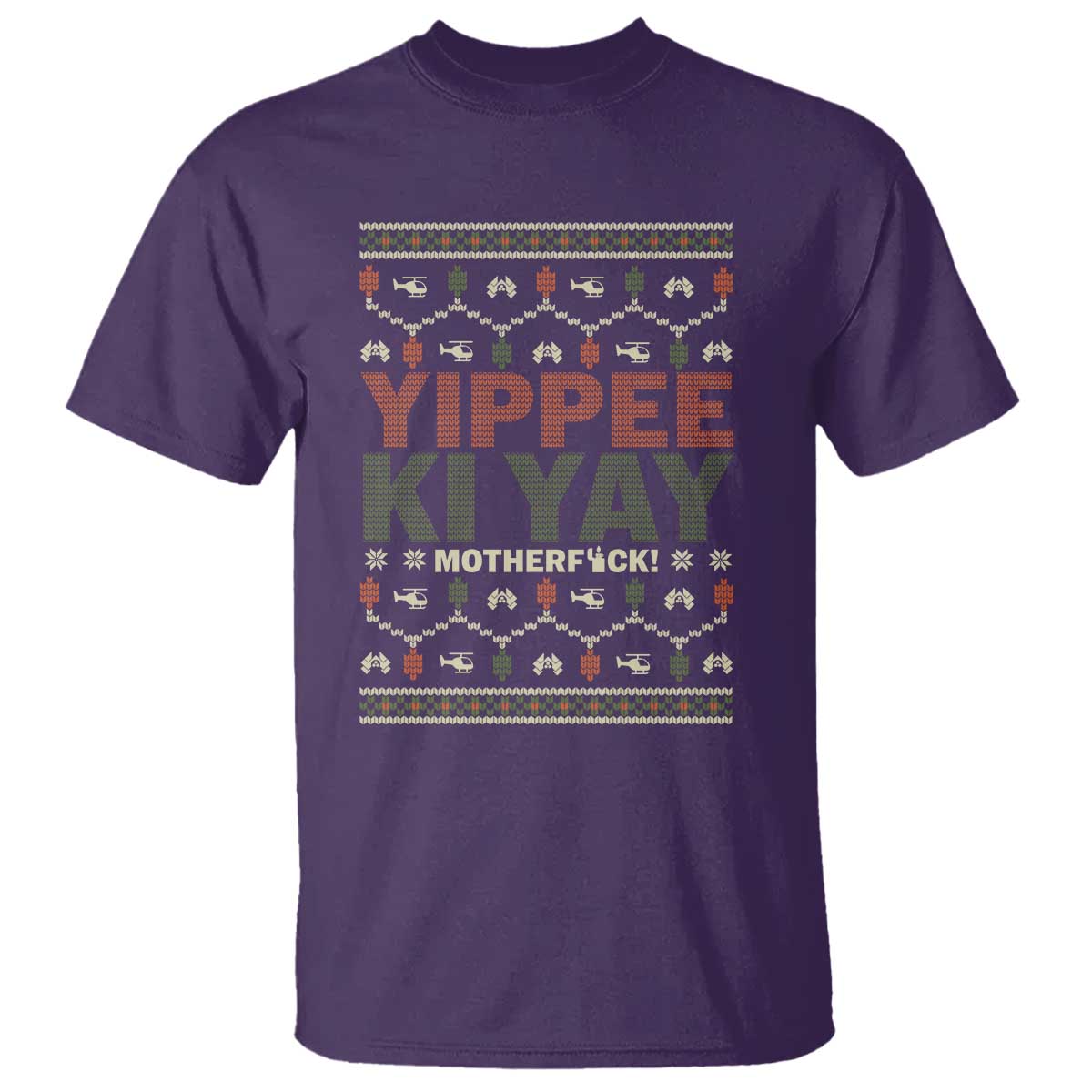 Yippee Ki Yay T Shirt Retro 80's Movie Xmas Gift Ugly Christmas - Wonder Print Shop