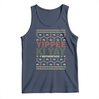Yippee Ki Yay Tank Top Retro 80's Movie Xmas Gift Ugly Christmas - Wonder Print Shop