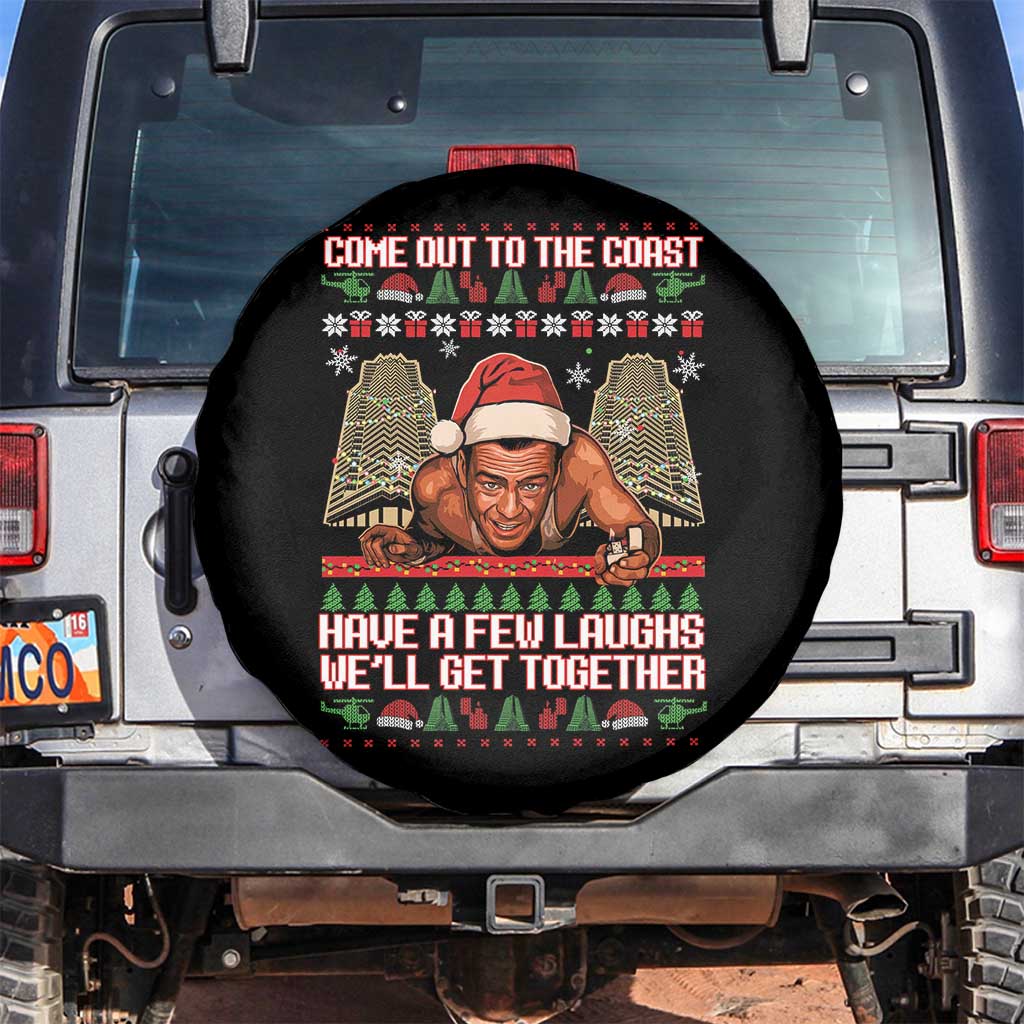 Nakatomi Plaza Party 1988 Spare Tire Cover Come Out To The Coast Mcclane Ugly Xmas - Wonder Print Shop
