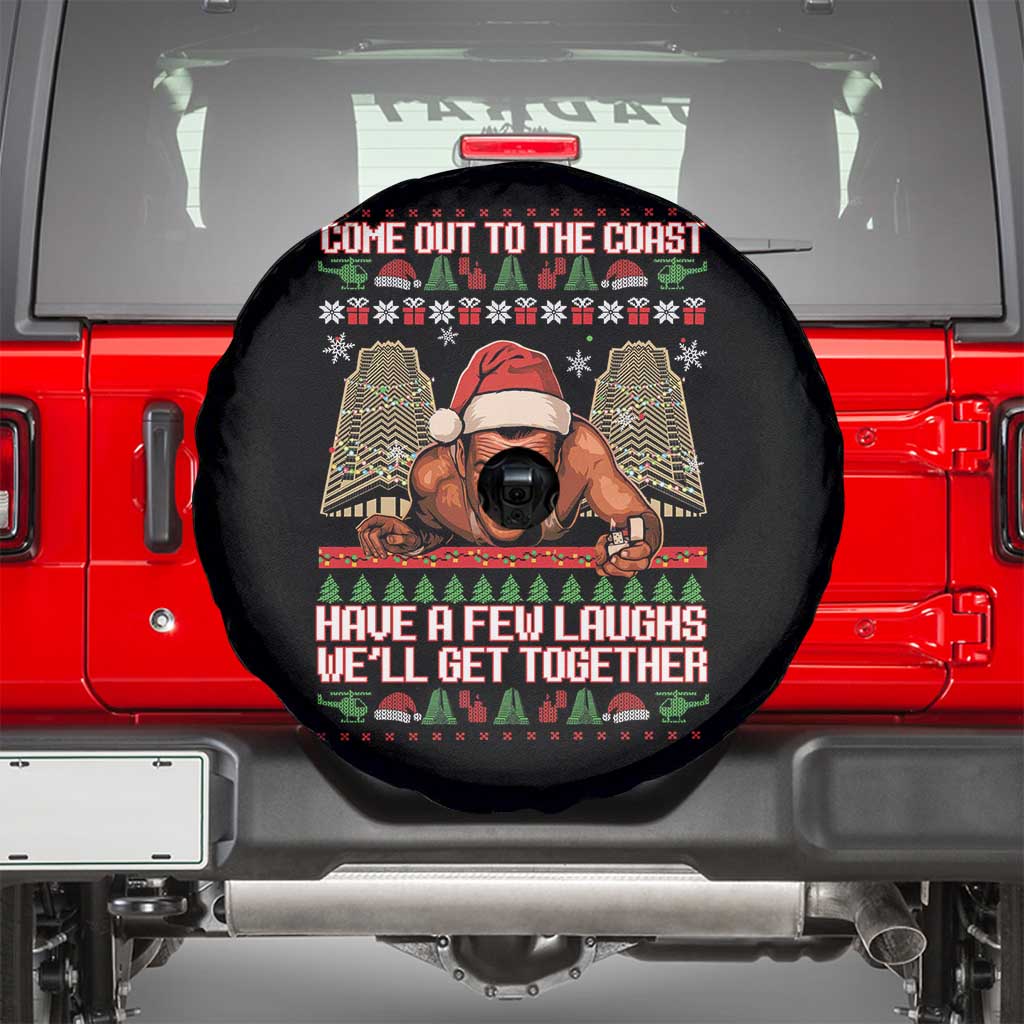 Nakatomi Plaza Party 1988 Spare Tire Cover Come Out To The Coast Mcclane Ugly Xmas - Wonder Print Shop