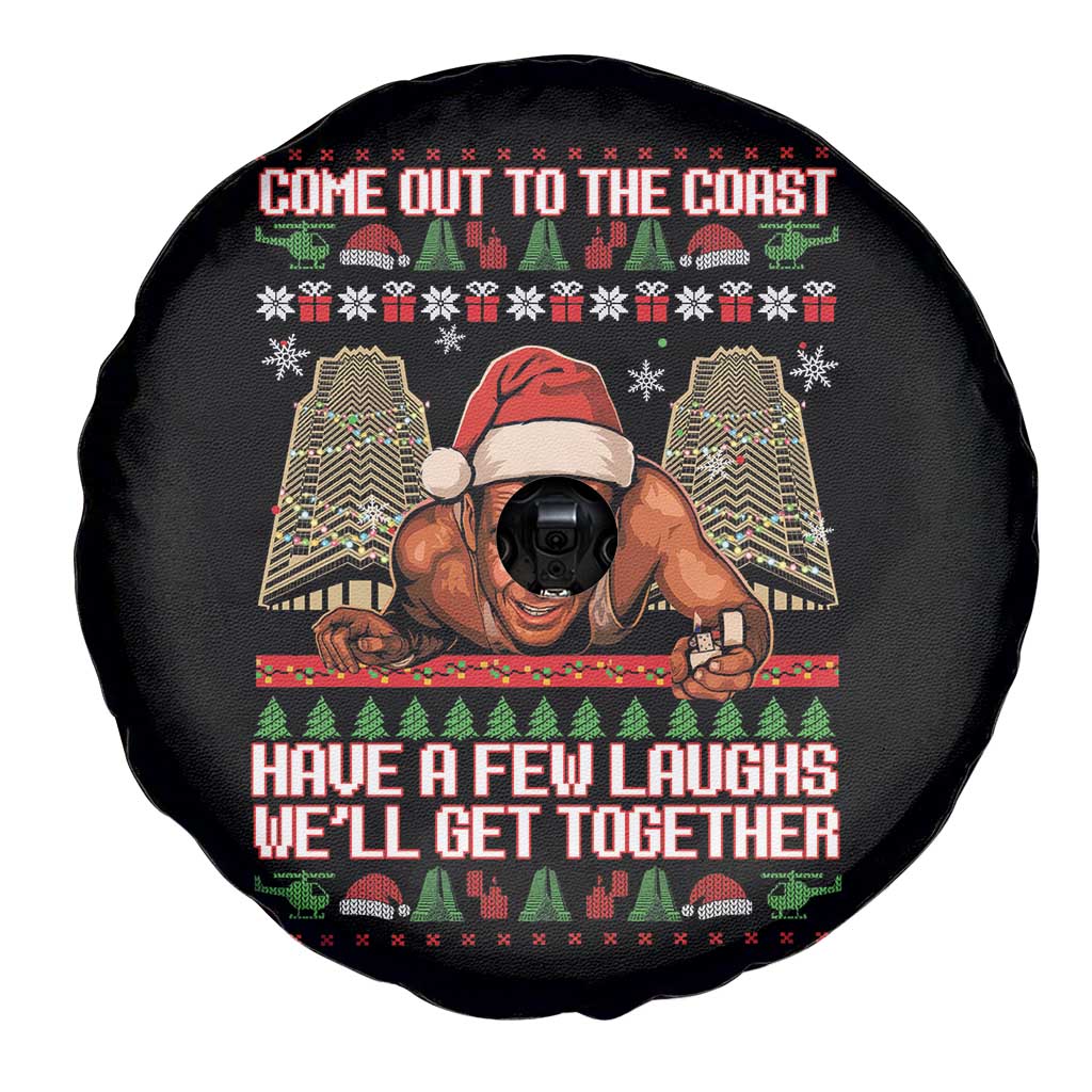 Nakatomi Plaza Party 1988 Spare Tire Cover Come Out To The Coast Mcclane Ugly Xmas - Wonder Print Shop