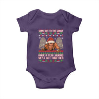 Nakatomi Plaza Party 1988 Baby Onesie Come Out To The Coast Mcclane Ugly Xmas - Wonder Print Shop