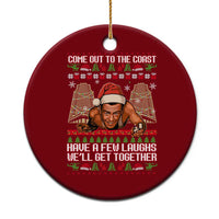 Nakatomi Plaza Party 1988 Ceramic Ornament Come Out To The Coast Mcclane Ugly Xmas - Wonder Print Shop