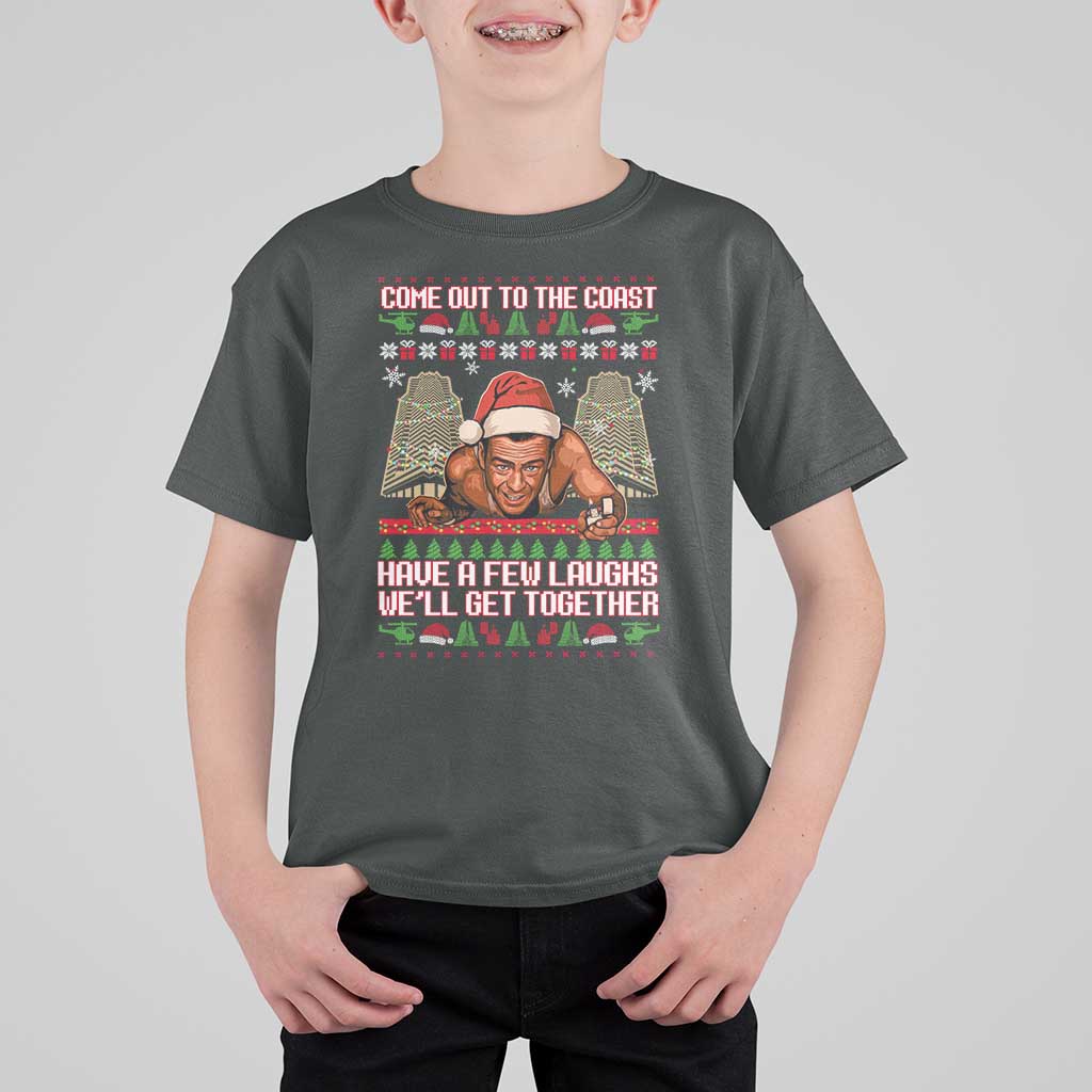 Nakatomi Plaza Party 1988 T Shirt For Kid Come Out To The Coast Mcclane Ugly Xmas - Wonder Print Shop