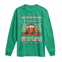 Nakatomi Plaza Party 1988 Long Sleeve Shirt Come Out To The Coast Mcclane Ugly Xmas - Wonder Print Shop
