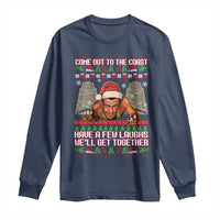 Nakatomi Plaza Party 1988 Long Sleeve Shirt Come Out To The Coast Mcclane Ugly Xmas - Wonder Print Shop