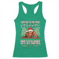 Nakatomi Plaza Party 1988 Racerback Tank Top Come Out To The Coast Mcclane Ugly Xmas - Wonder Print Shop