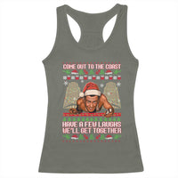 Nakatomi Plaza Party 1988 Racerback Tank Top Come Out To The Coast Mcclane Ugly Xmas - Wonder Print Shop