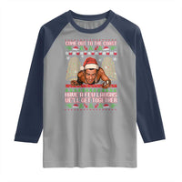 Nakatomi Plaza Party 1988 Raglan Shirt Come Out To The Coast Mcclane Ugly Xmas - Wonder Print Shop
