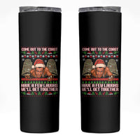 Nakatomi Plaza Party 1988 Skinny Tumbler Come Out To The Coast Mcclane Ugly Xmas - Wonder Print Shop